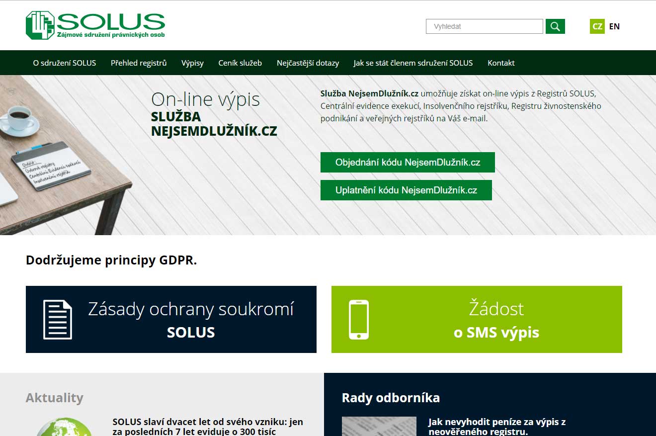 Registr SOLUS